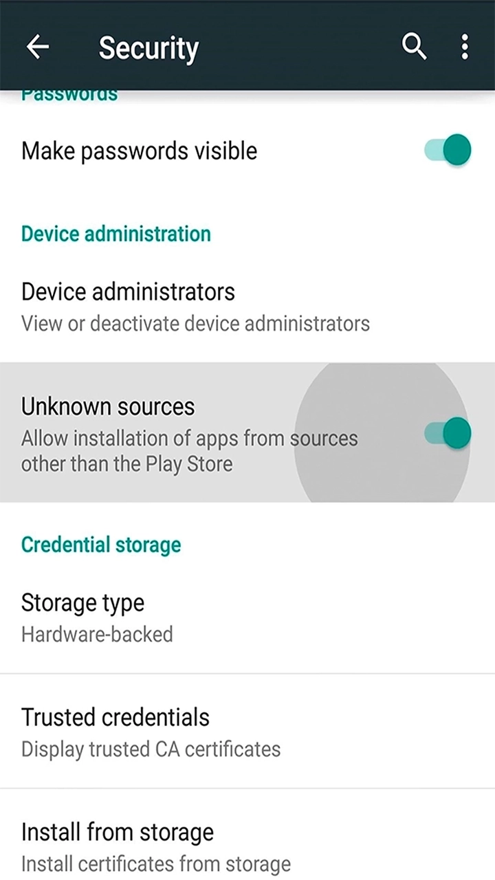 Install the Krikya app by allowing installation from unknown sources and running the APK file on your Android device